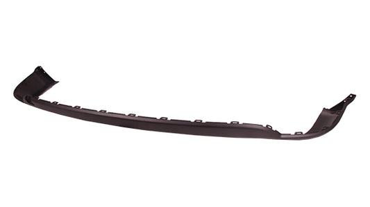 Bumper Rear Lower Matte Black With Dual Exhaust For Dodge - CH1115107