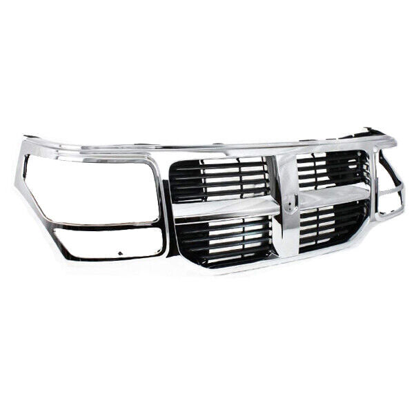 Grille Black With Chrome Frontame For Dodge - CH1200320