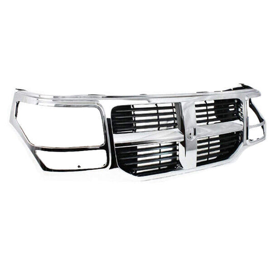 Grille Black With Chrome Frontame For Dodge - CH1200320