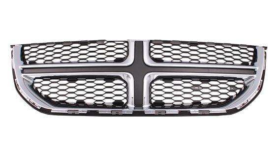 Grille Black With Chrome Moulding For Dodge - CH1200342