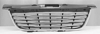 Grille Chrome Frontame With Chrome Faced Slats For Chrysler - CH1200353