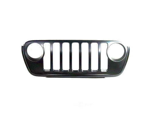 Grille Front Primed Black With Camera Without Trim Ring Moldings For Jeep - CH1200444