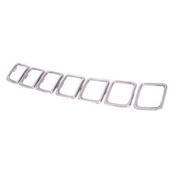 Grille Trim Ring Set Chrome 7-Pc For Jeep - CH1210127