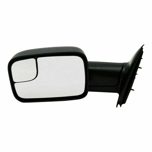 Door Mirror Driver Side Manual With Tow Textured For Dodge - CH1320227