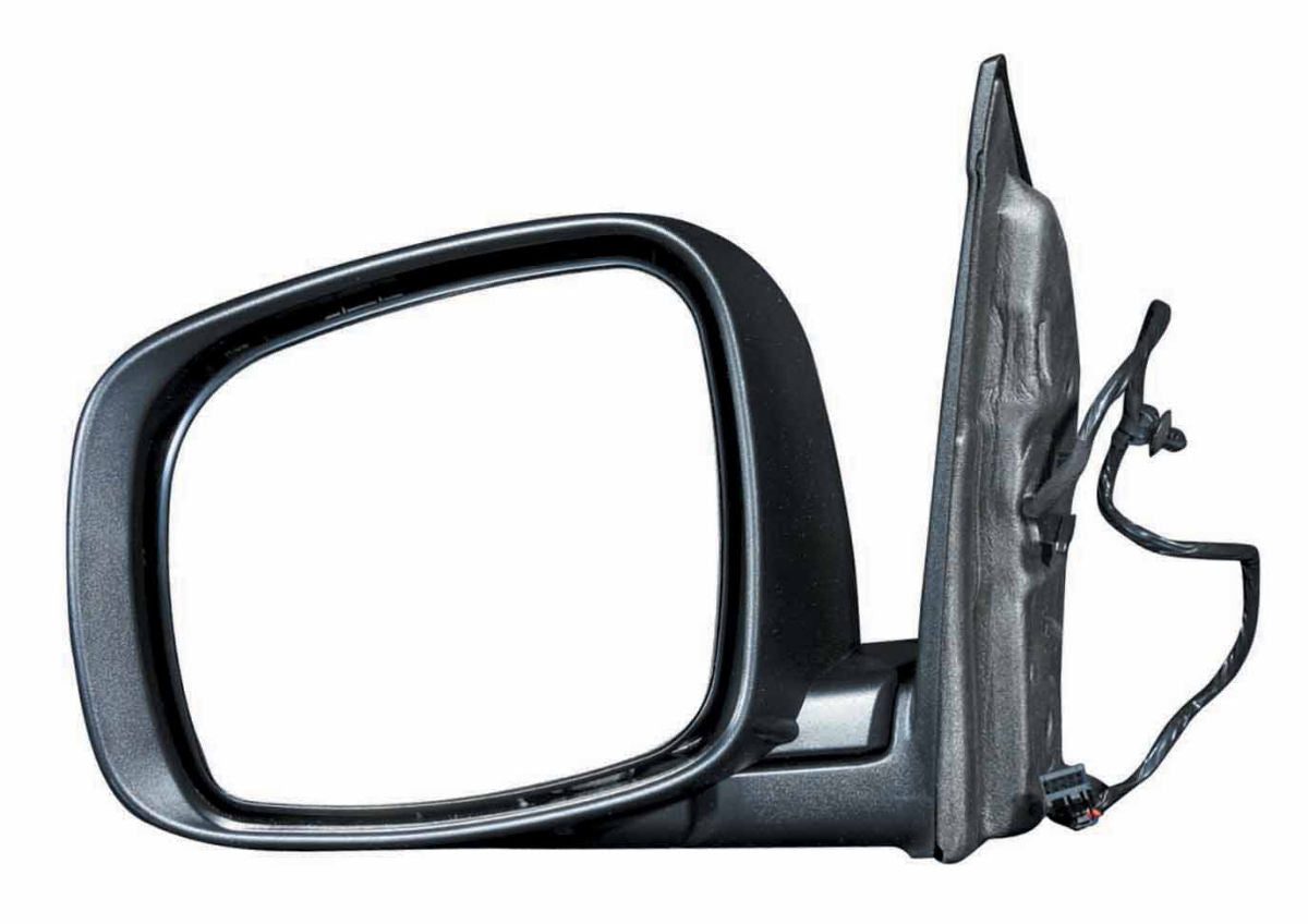 Door Mirror Driver Side Power Htd Textured With Black 10 Hole/5 Pin Connector For Chrysler - CH1320291