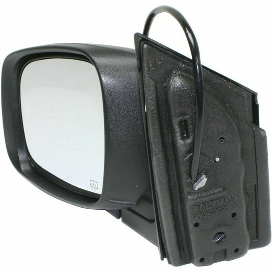 Door Mirror Driver Side Power Htd Textured With White 6 Hole/5 Pin Connector For Chrysler - CH1320370