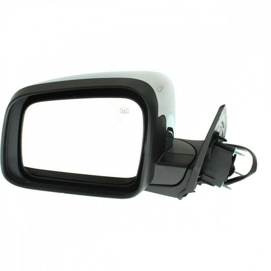 Door Mirror Driver Side Power Htd Without Signal/ Blind Spot Chrome For Dodge - CH1320388