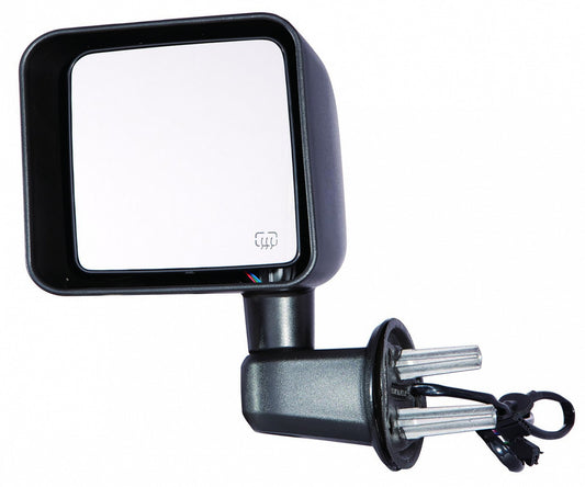 Door Mirror Driver Side Power Heated Non Foldable Texture Black For Jeep - CH1320390