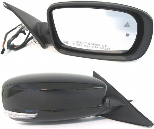 Door Mirror Passenger Side Power Htd Ptm With Memory/Puddle Lamp/ Power Fold For Chrysler - ch1321344