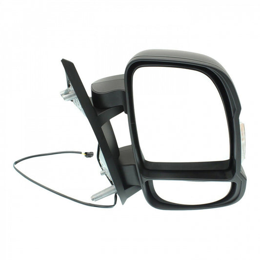 Door Mirror Passenger Side Manual Black With Signal/Temperature Sensor Non-Extending Without Heat Manual Fold For Ram - CH1321417