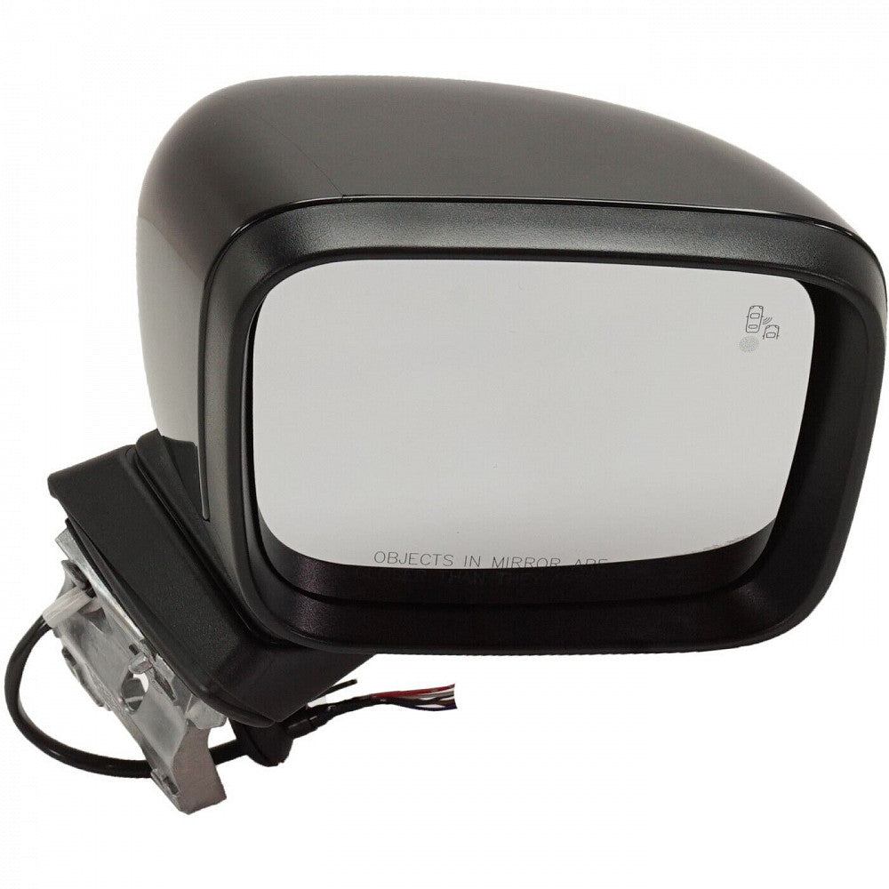 Door Mirror Passenger Side Power Ptm Htd With Sensor/Blind Spot For Jeep - CH1321446