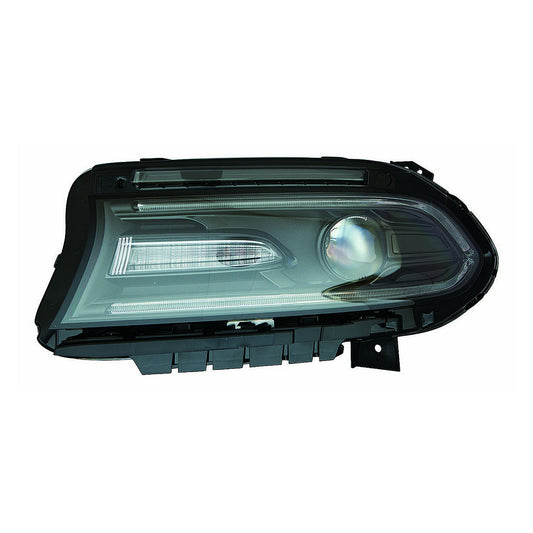 Head Lamp Driver Side Halogen With Led Drl Without Logo Inside High Qualityreturn Restricted - Final Sale - No Warranty Coverage For Dodge - ch2502270