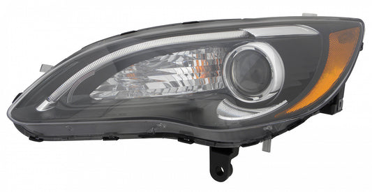 Head Lamp Driver Side Halogen Black Bezel S Model High Quality For Chrysler - ch2502275