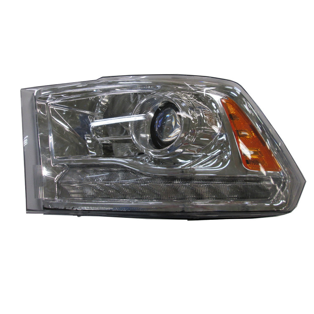 Head Lamp Driver Side Halogen Projector Chrome Bezel High Qualityreturn Restricted - Final Sale - No Warranty Coverage For Ram - ch2502290