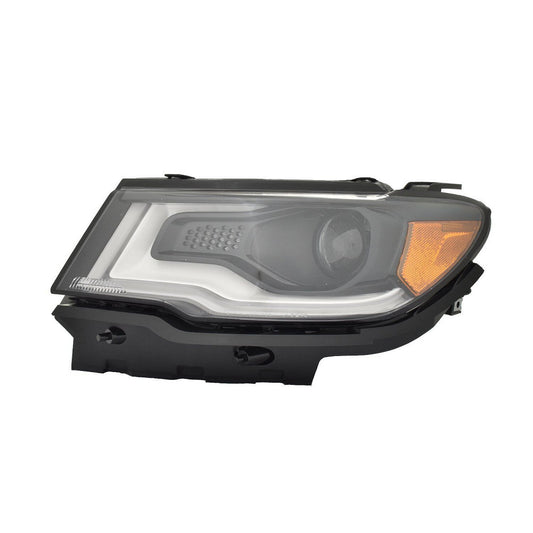 Head Lamp Driver Side Hid With Led Accent High Quality Return Restricted - Final Sale - No Warranty Coverage For Jeep - CH2502333