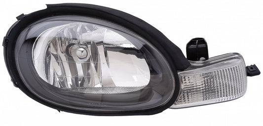 Head Lamp Passenger Side Black Bezel For Dodge - CH2503127V