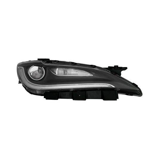 Head Lamp Passenger Side Hid With Led Drl Black Trim High Qualityreturn Restricted - Final Sale - No Warranty Coverage For Chrysler - ch2503263