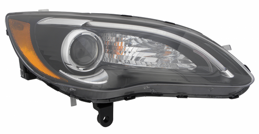 Head Lamp Passenger Side Halogen Black Bezel S Model Capa For Chrysler - CH2503275C