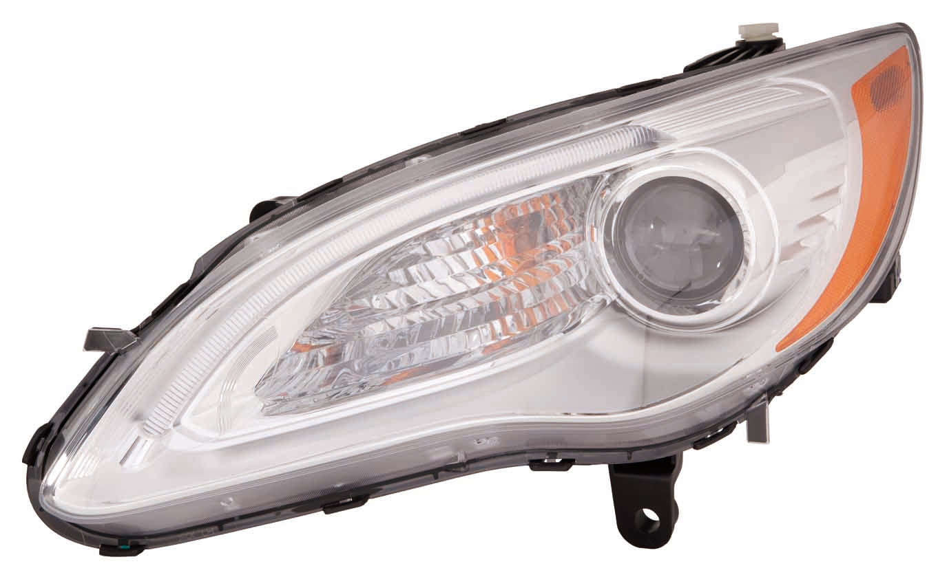 Head Lamp Driver Side Halogen Chrome Bezel Exclude S Model Capareturn Restricted - Final Sale - No Warranty Coverage For Chrysler - CH2518140C