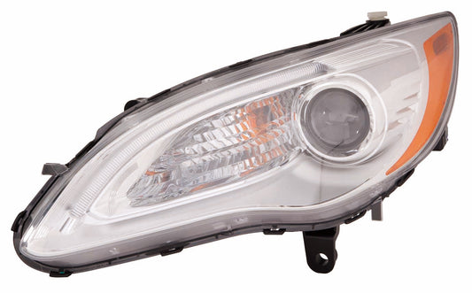 Head Lamp Driver Side Halogen Chrome Bezel Exclude S Model For Chrysler - CH2518140V