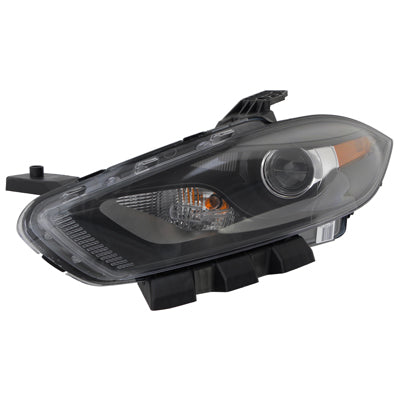 Head Lamp Driver Side Xenon With Black Trim High Qualityreturn Restricted - Final Sale - No Warranty Coverage For Dodge - CH2518145