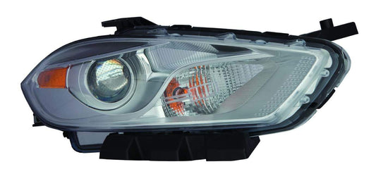 Head Lamp Passenger Side Halogen Chrome Bezel High Quality For Dodge - ch2519143