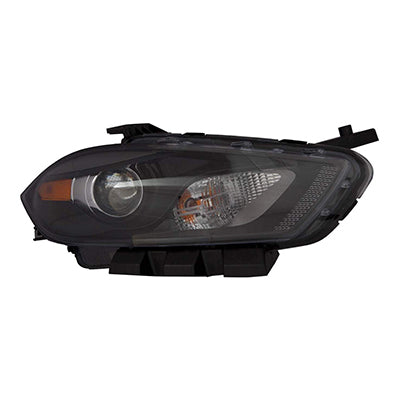 Head Lamp Passenger Side Halogen Codes Lmc/Mfa Black Bezel Capareturn Restricted - Final Sale - No Warranty Coverage For Dodge - CH2519150C
