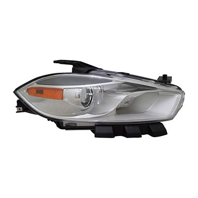Head Lamp Passenger Side Halogen Code Lmc/Mfp With Chrome Bezel High Quality For Dodge - ch2519151