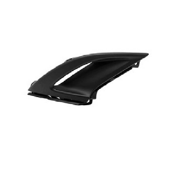 Bumper Air Duct (Grille End Piece) Passenger Side Primed Black For Honda - HO1039182