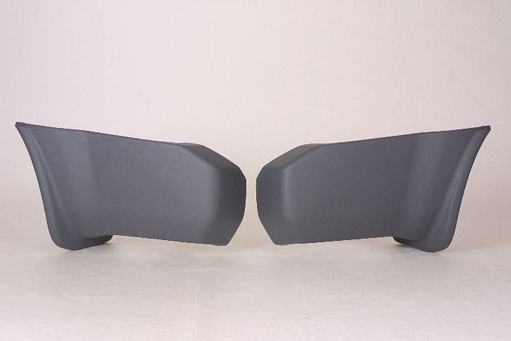 Bumper End Rear Passenger Side Matt Gray Textured For Nissan - NI1105114