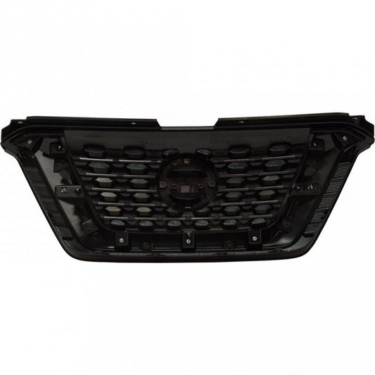 Grille Front Matte Black With Chrome For Nissan - NI1200301